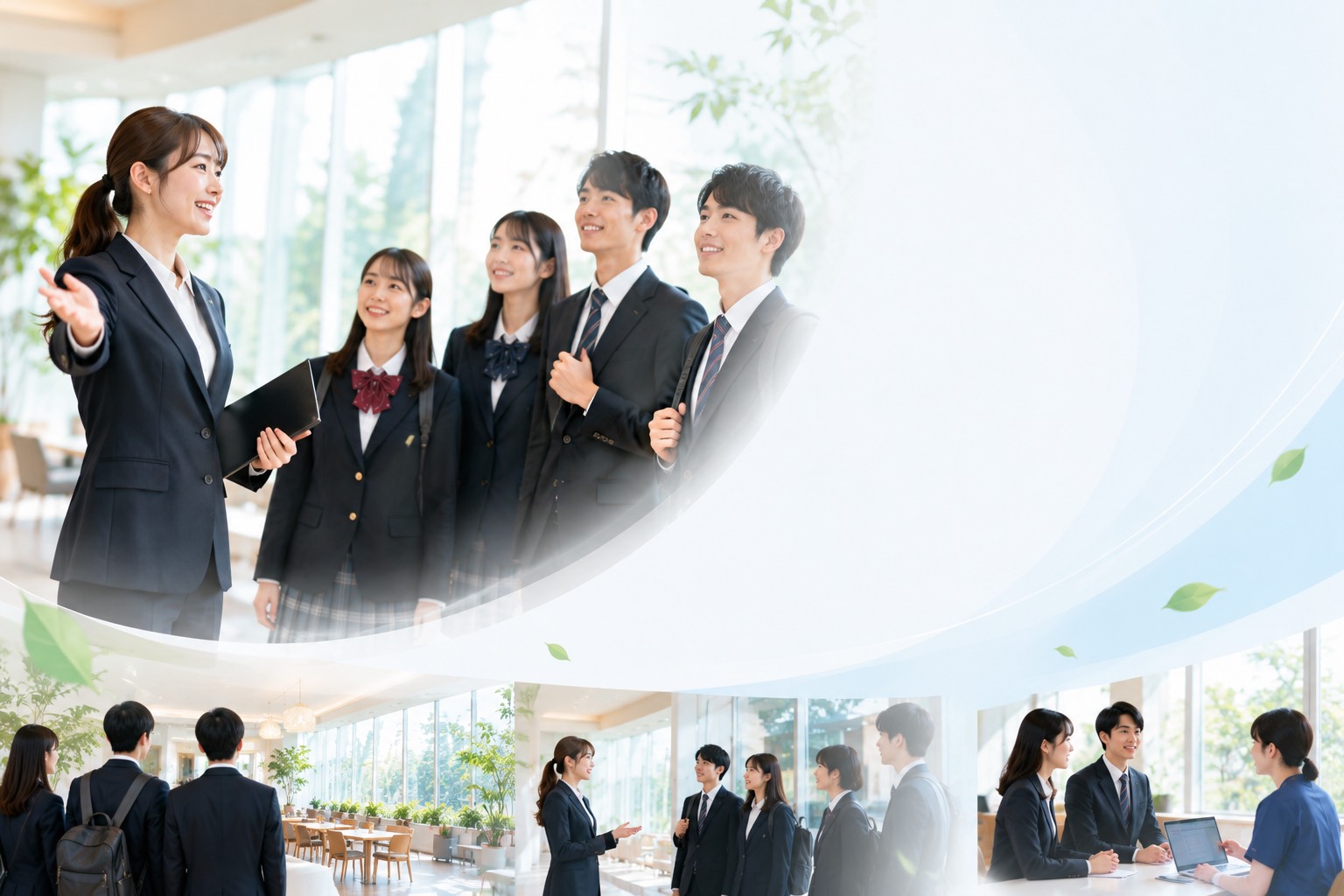 個別説明会・施設見学・面談の様子